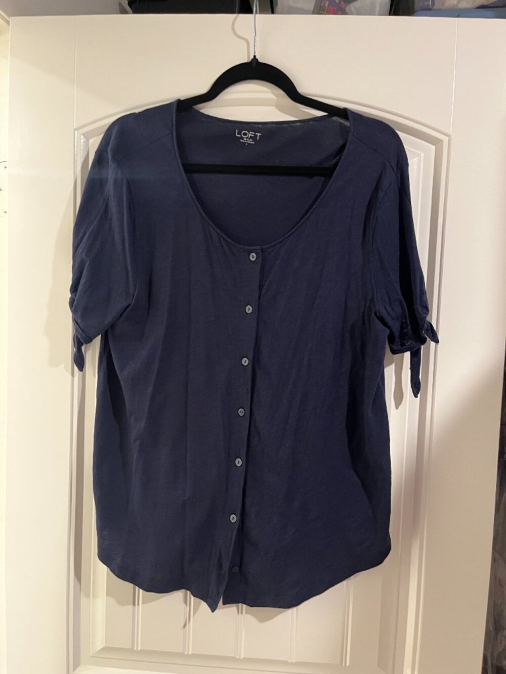 Loft shirt navy sz. L